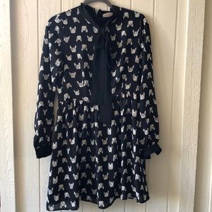 ModCloth French Bulldog/Boston Terrier Dress